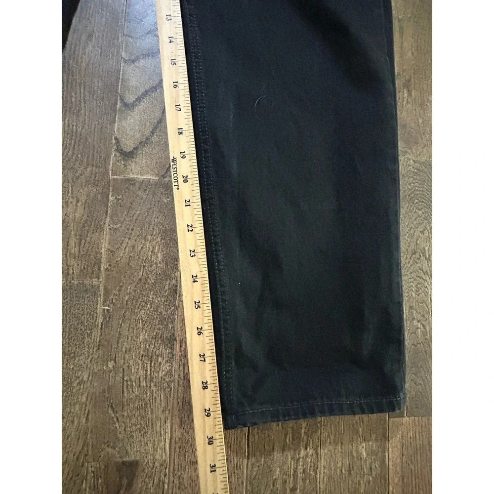 Levis 550 Men's Relaxed Fit Straight Leg Black Jeans - Size‎ 36x32